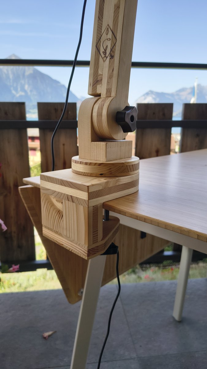Thunersee Lichtblicke Tiefsee Standlampe Sicht Merligen
